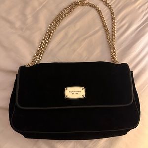 Michael Kors suede shoulder bag